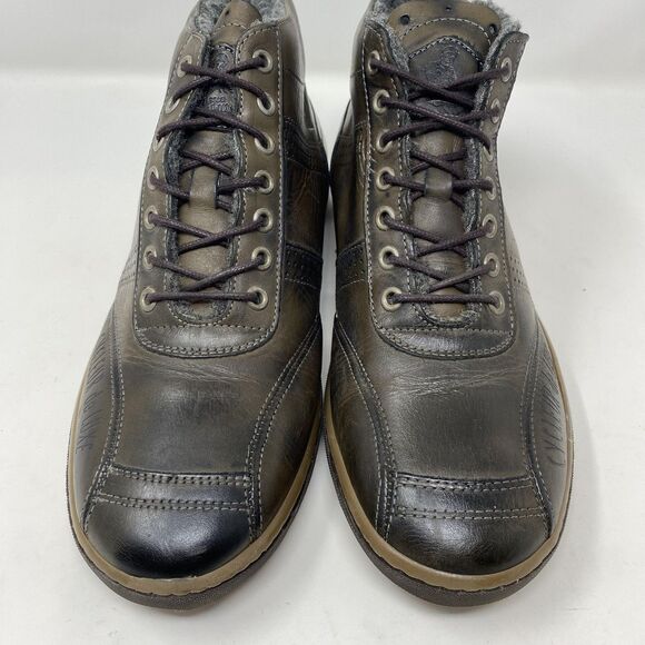 Cycleur De Luxe Boots Mens Size 11 Brown Leather Lined Chukka Ankle Casual main image 6